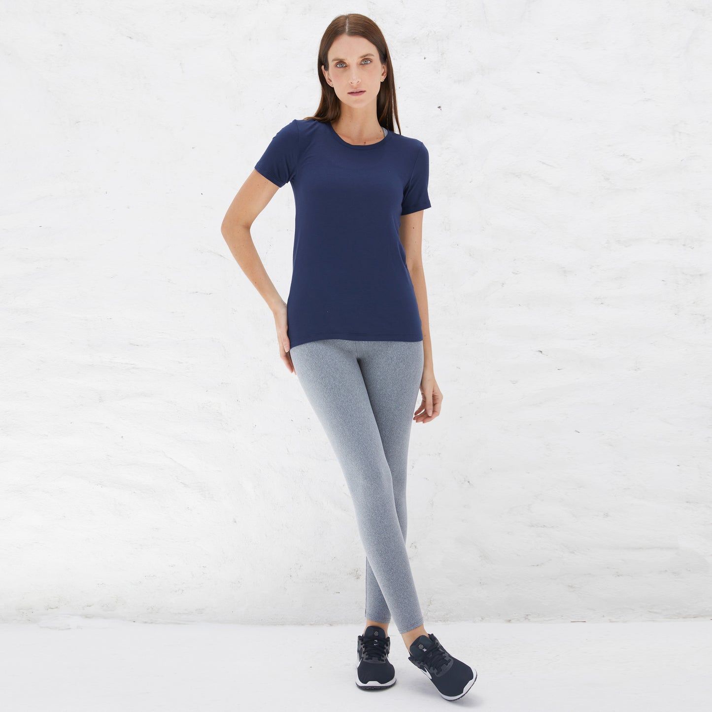 Tech T-Shirt Modal Premium Feminina | Basico.com - Azul Marinho