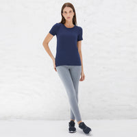 Tech T-Shirt Modal Premium Feminina | Basico.com - Azul Marinho