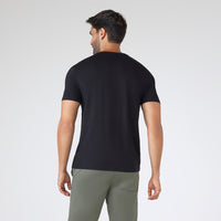 Tech T-Shirt Modal V Premium Masculina | Basico.com - Preto