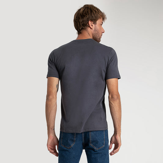 Tech T-Shirt Modal V Premium Masculina | Basico.com - Grafite