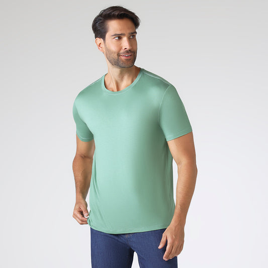 Tech T-Shirt Modal Premium Masculina | Basico.com - Verde Oliva