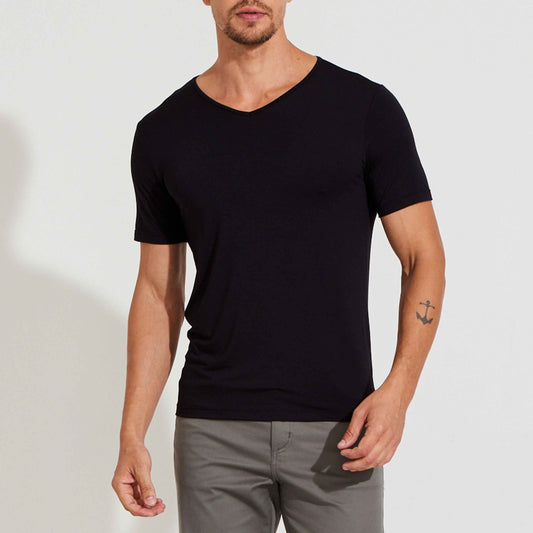 Undershirt Micromodal Masculina - Preto