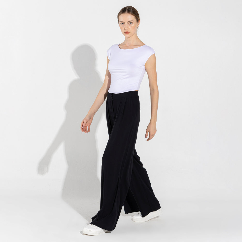 Blusa Modal Cropped Feminina | Travel Collection - Branco