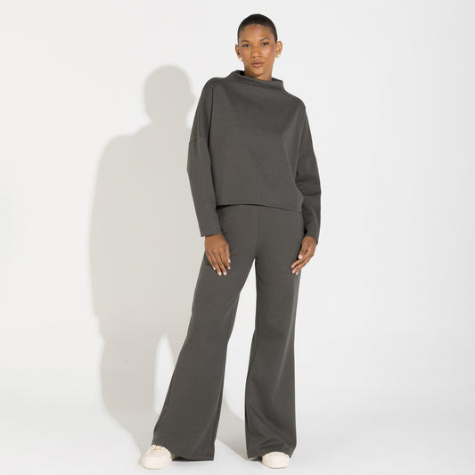 Blusão Dense Algodão Feminino - Preto