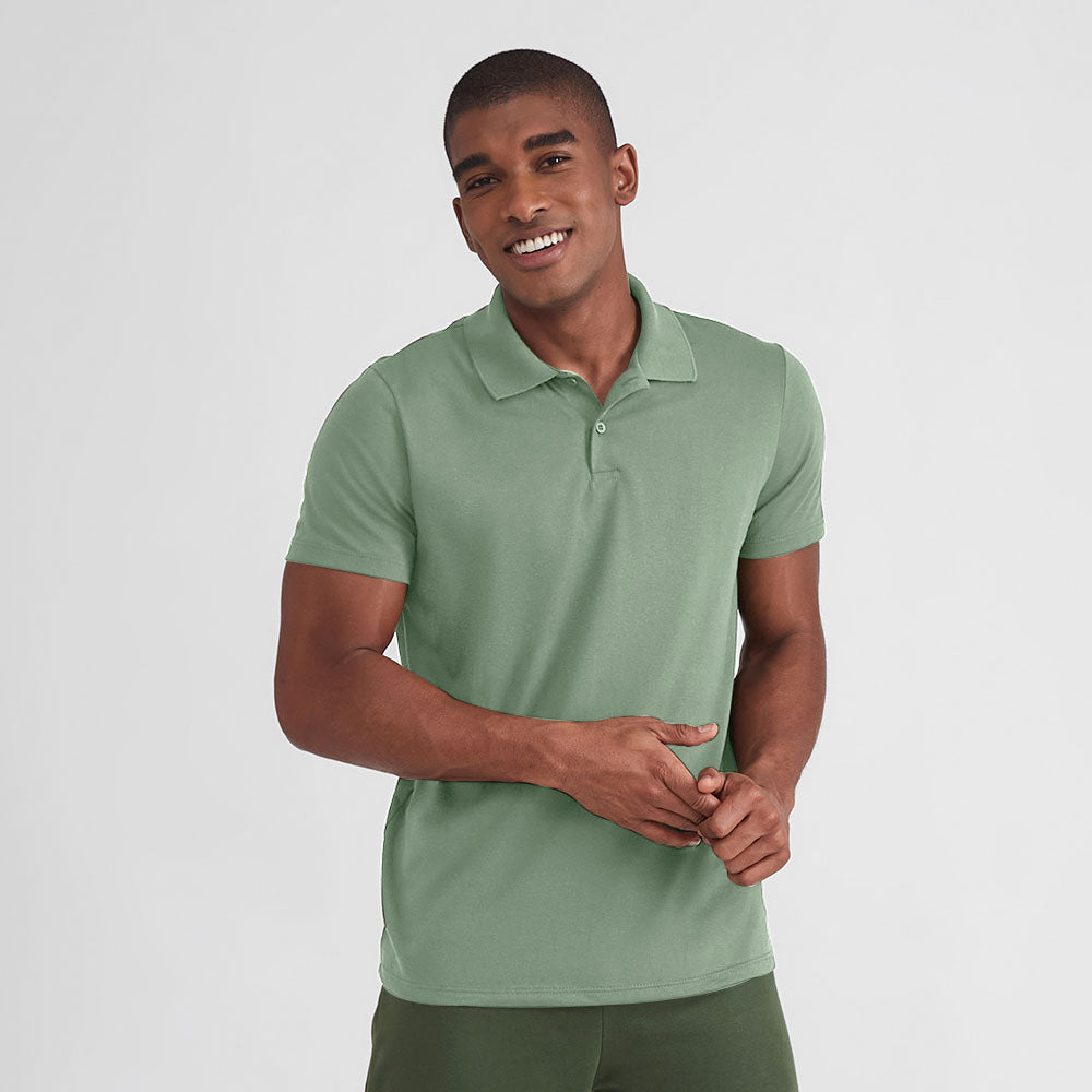 Camisa Polo Masculina - Verde Jade