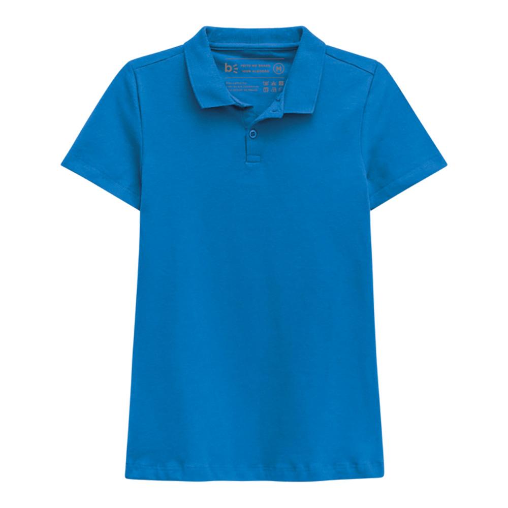 Camisa Polo Feminina - Azul Sky