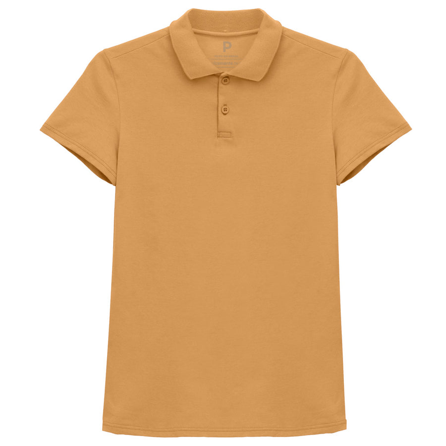 Camisa Polo Feminina - Amarelo Mostarda