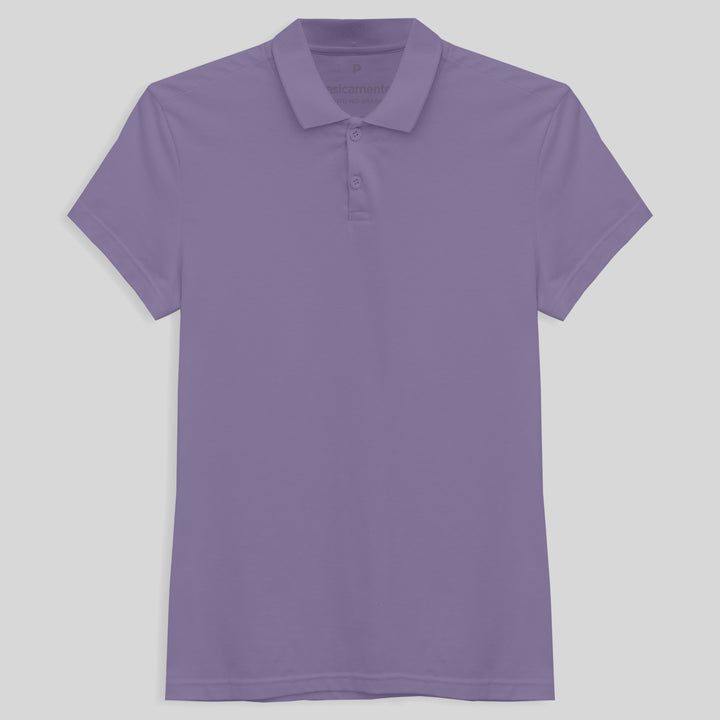 Camisa Polo Feminina - Lilás