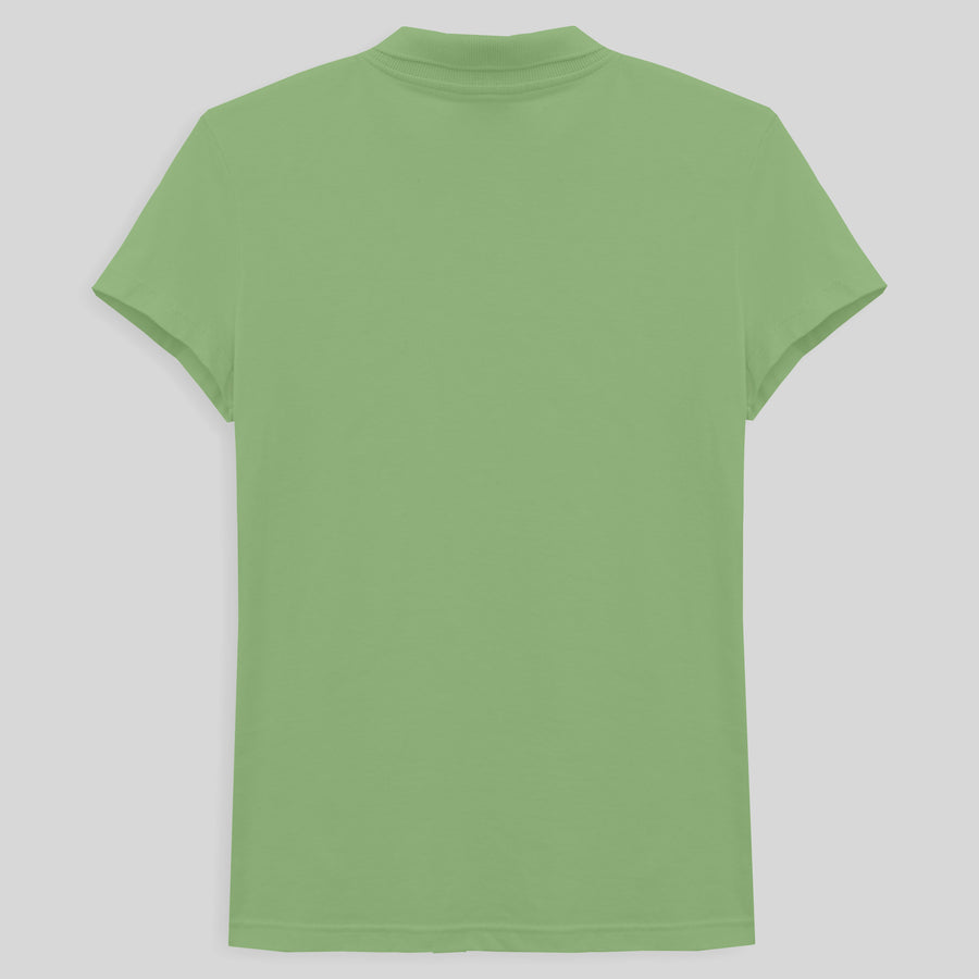 Camisa Polo Feminina - Verde Jade