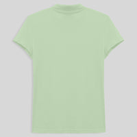 Camisa Polo Feminina - Verde Menta