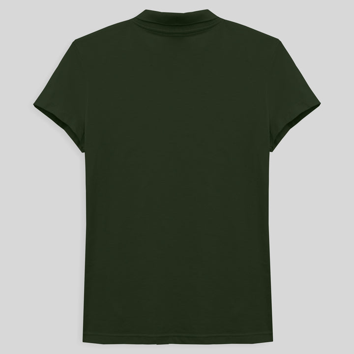 Camisa Polo Feminina - Verde Selva