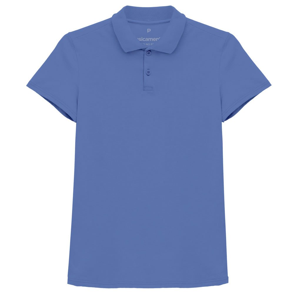 Camisa Polo Feminina - Azul Oceano