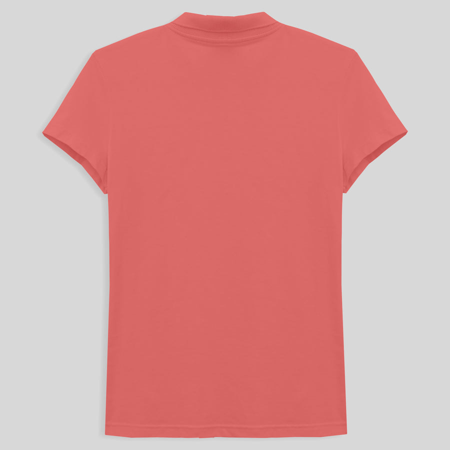 Camisa Polo Feminina - Rosa Chiclete