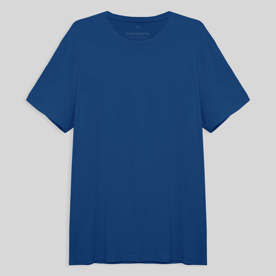 Camiseta Algodão Premium Masculina - Azul