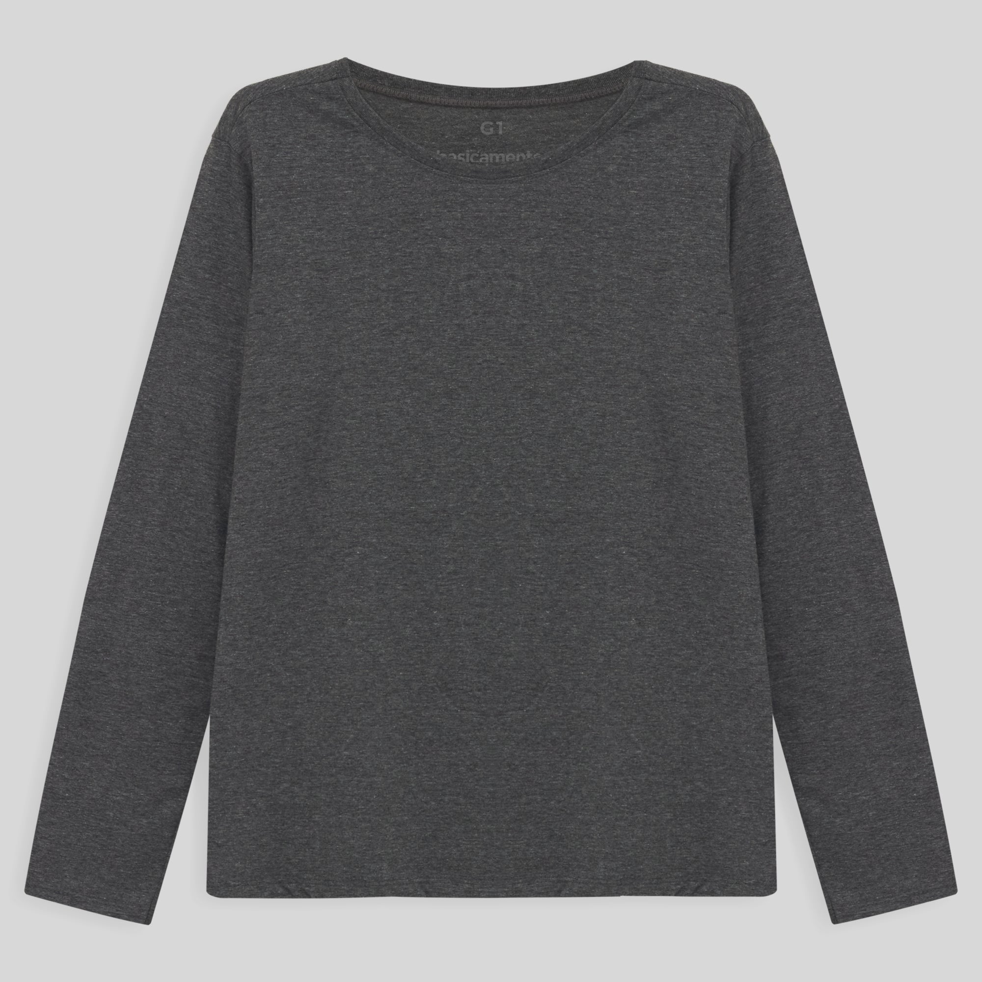 Camiseta Básica Manga Longa Plus Feminina