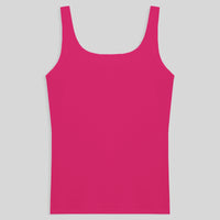 Regata Decote Quadrado Algodão Premium Feminina - Pink