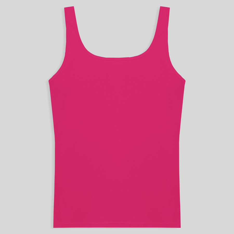 Regata Decote Quadrado Algodão Premium Feminina - Pink