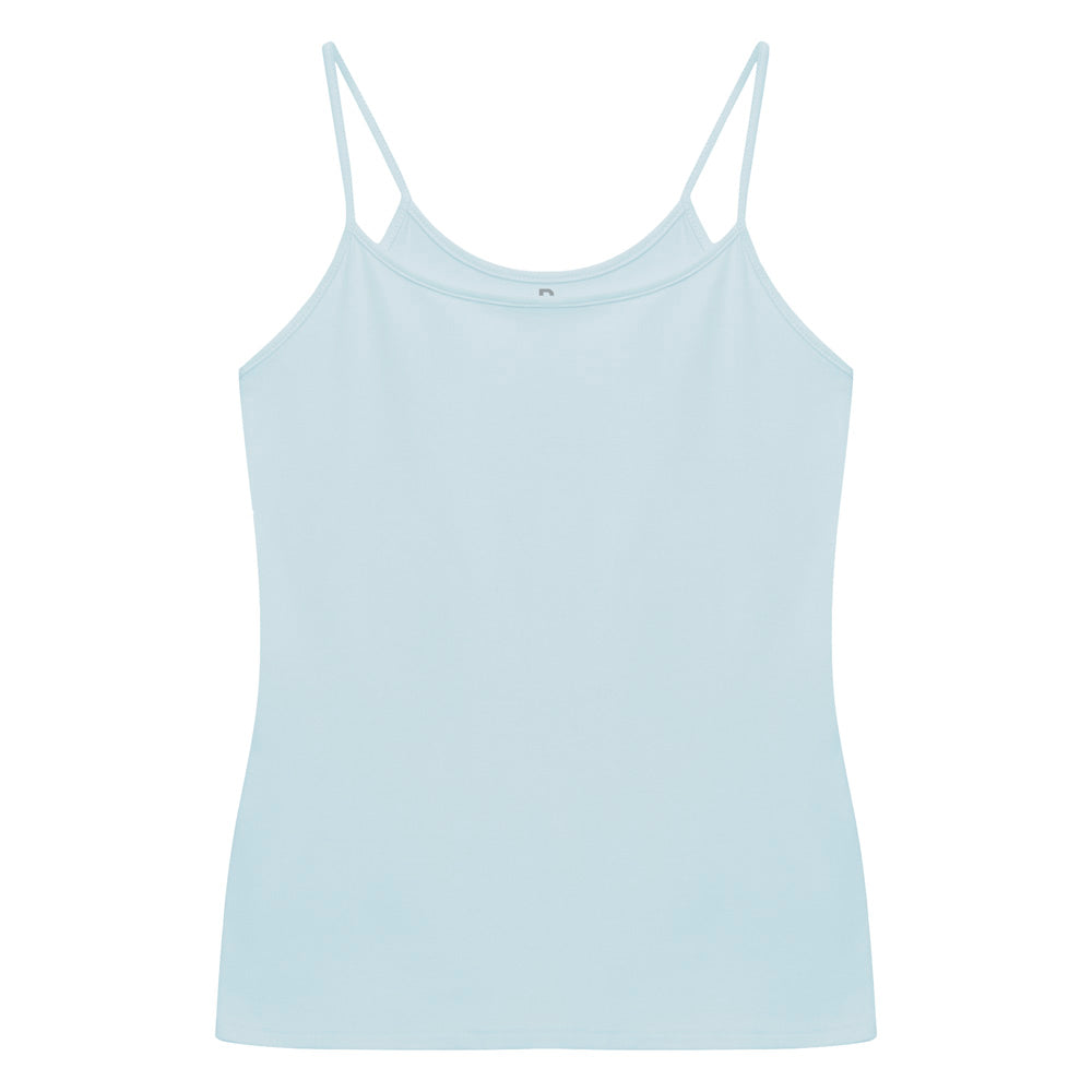 Regata Justa Cotton Feminina - Azul Ceu