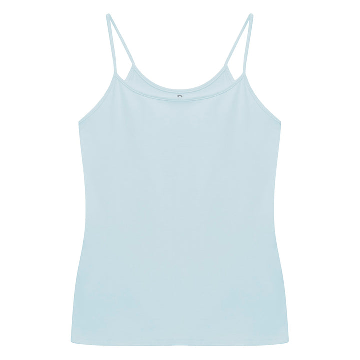 Regata Justa Cotton Feminina - Azul Ceu