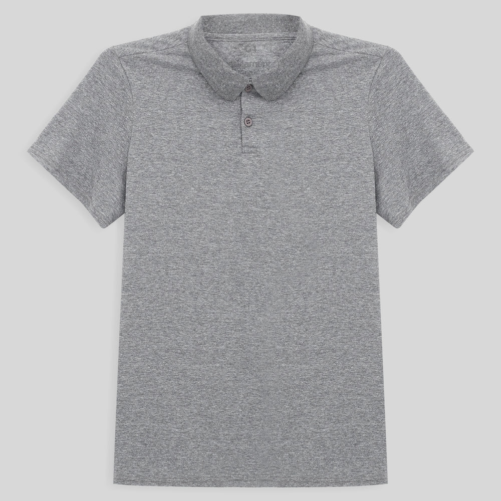 Camisa Polo Algodão Premium Plus Feminino - Mescla Claro