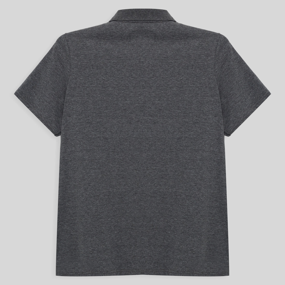 Camisa Polo Algodão Premium Plus Size Feminino - Mescla Escuro
