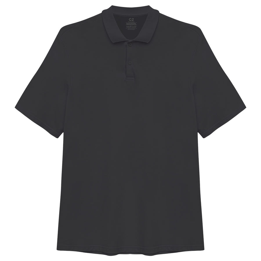 Camisa Polo Plus Size Masculina - Cinza Ardósia
