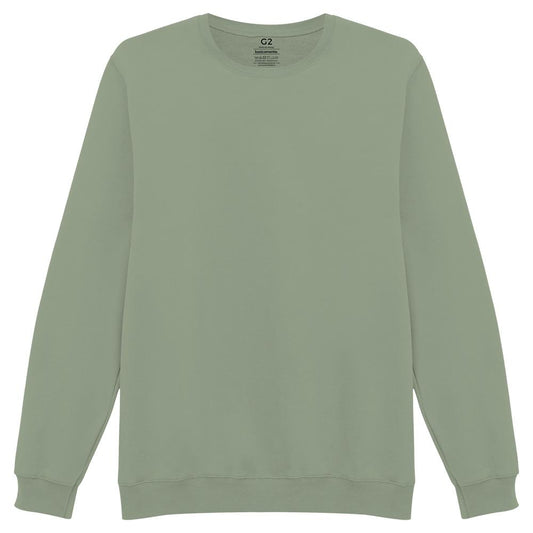 Blusão Moletom Flanelado Plus Masculino - Verde Oliva