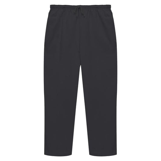 Calça Reta Moletom Flanelado Plus Masculina - Cinza Ardósia
