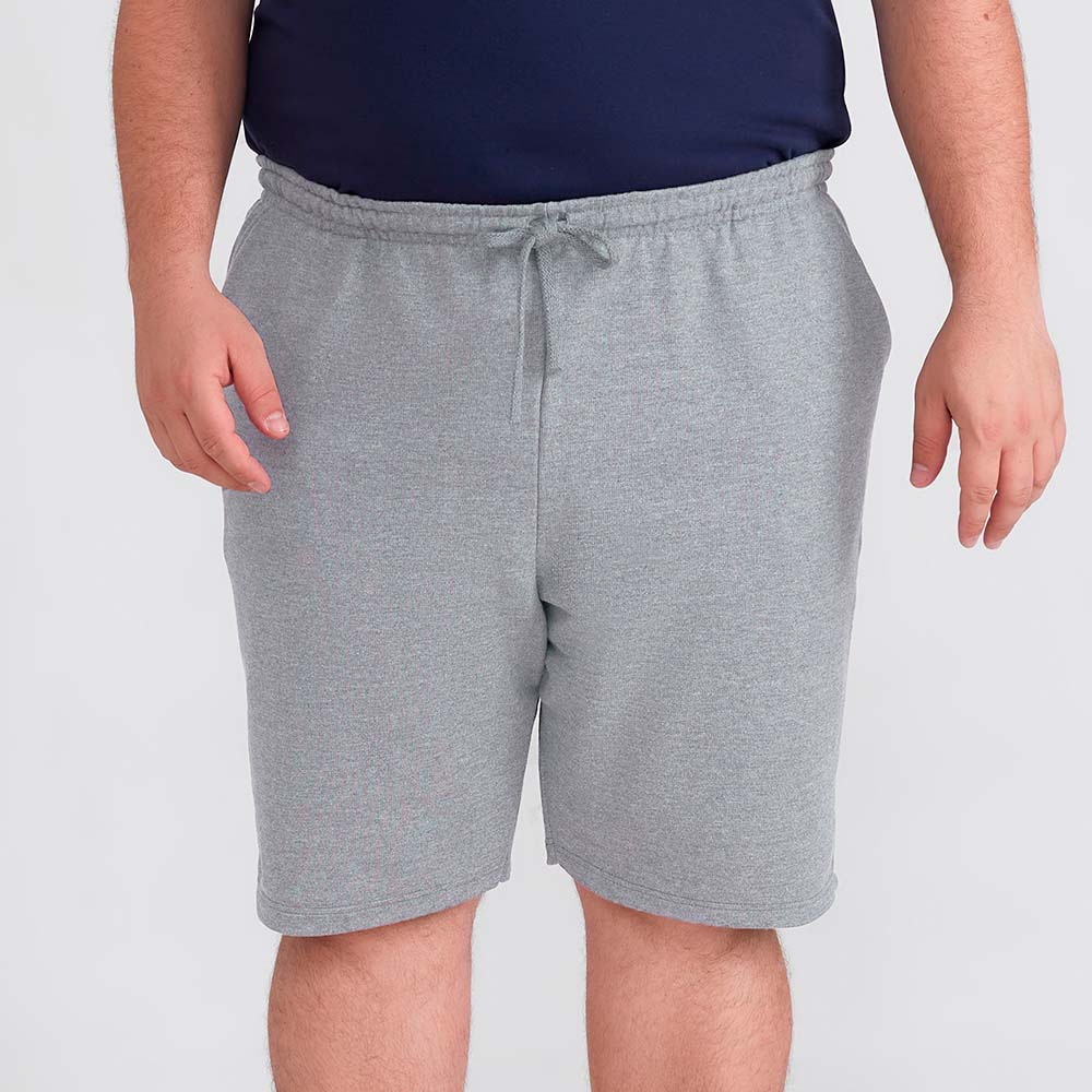 Bermuda Plus Masculina - Mescla Claro