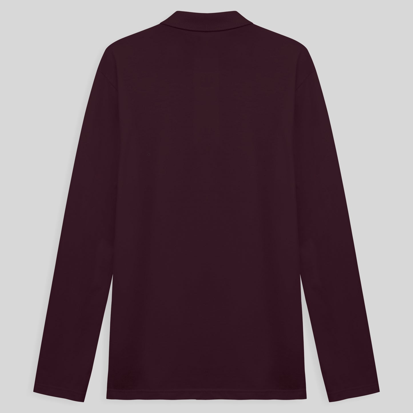 Camisa Polo Manga Longa Masculina - Vermelho Vinho