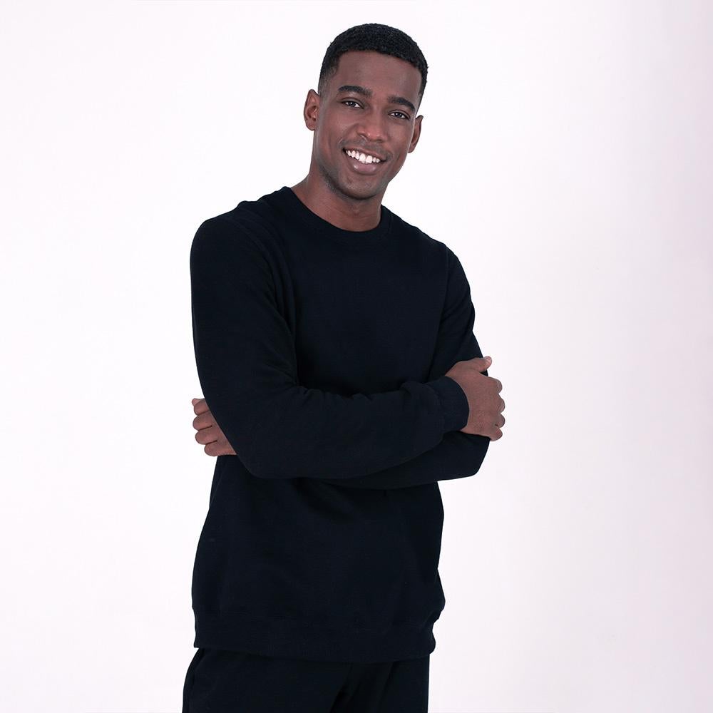 Blusão Moletom Flanelado Masculino - Preto