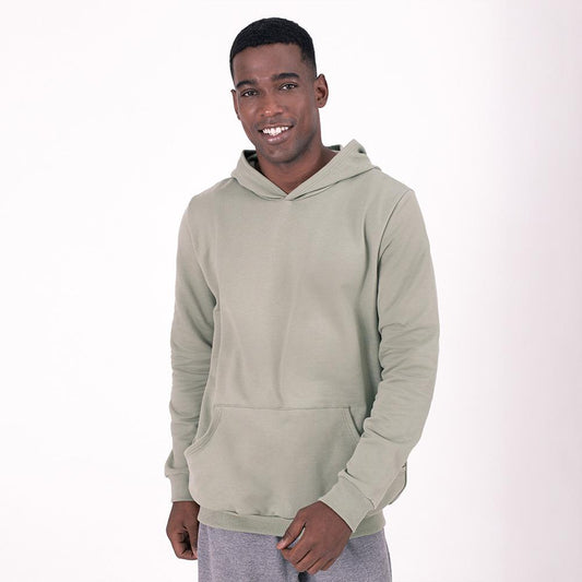 Blusão Moletom Flanelado Capuz Masculino - Verde Oliva