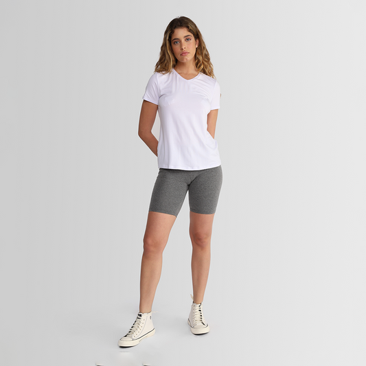 Tech T-Shirt Anti Odor Gola V Feminina - Branco
