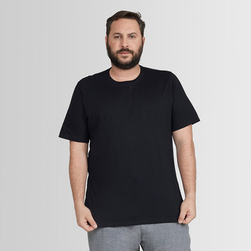 Tech T-Shirt Anti Odor Gola C Plus Size Masculina - Preto Onix