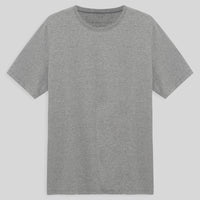 Tech T-Shirt Anti Odor Gola C Plus Size Masculina - Mescla Claro