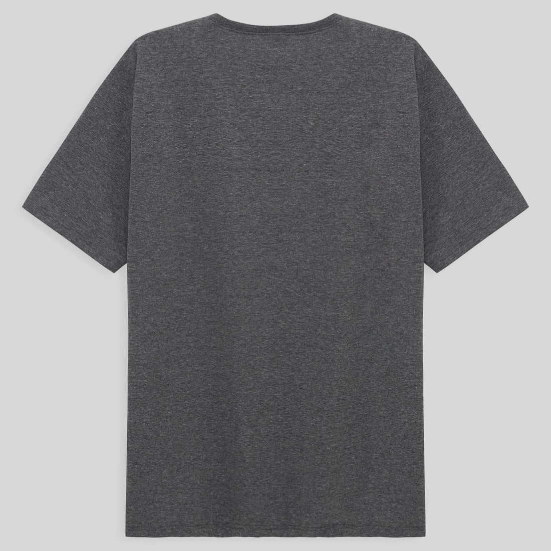 Tech T-Shirt Anti Odor Gola C Plus Size Masculina - Mescla Escuro
