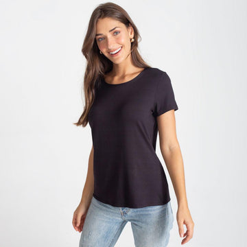 Tech T-Shirt Modal Gola C Feminina - Preto