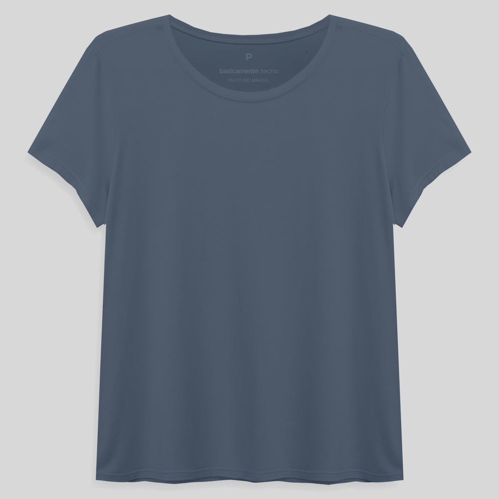 Tech T-Shirt Modal Gola C Feminina - Azul Cobalto