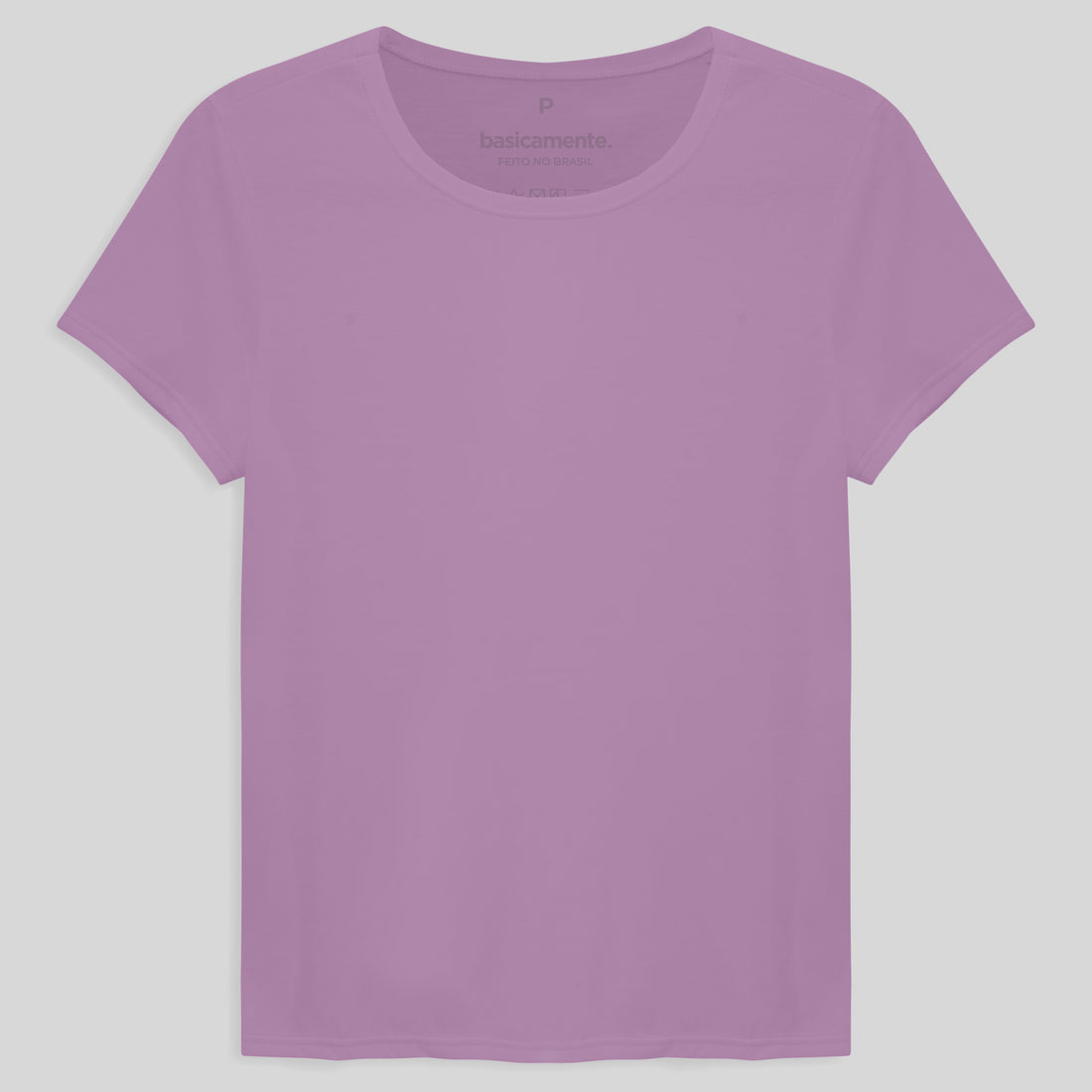 Tech T-Shirt Eco Gola C Feminina - Violeta Claro