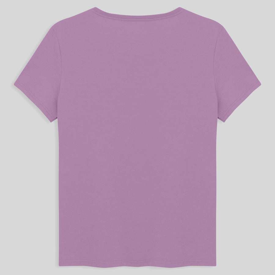 Tech T-Shirt Eco Gola C Feminina - Violeta Claro