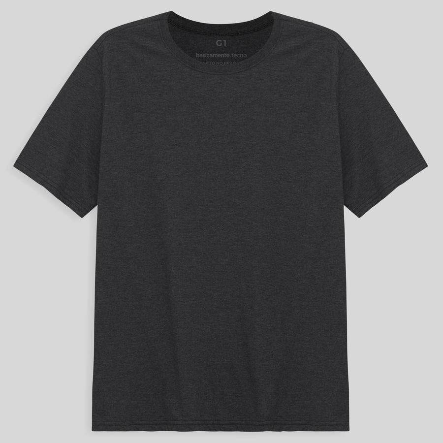 Tech T-Shirt Eco Gola C Plus Masculina - Preto