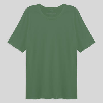 Tech T-Shirt Eco Gola C Plus Size Masculina - Verde Oliva