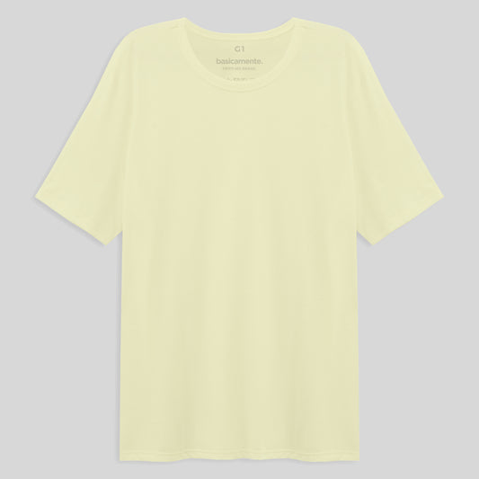 Tech T-Shirt Eco Gola C Plus Masculina - Off White