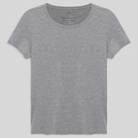 Tech T-Shirt Proteção UV Gola C Adulto Feminino - Mescla Claro