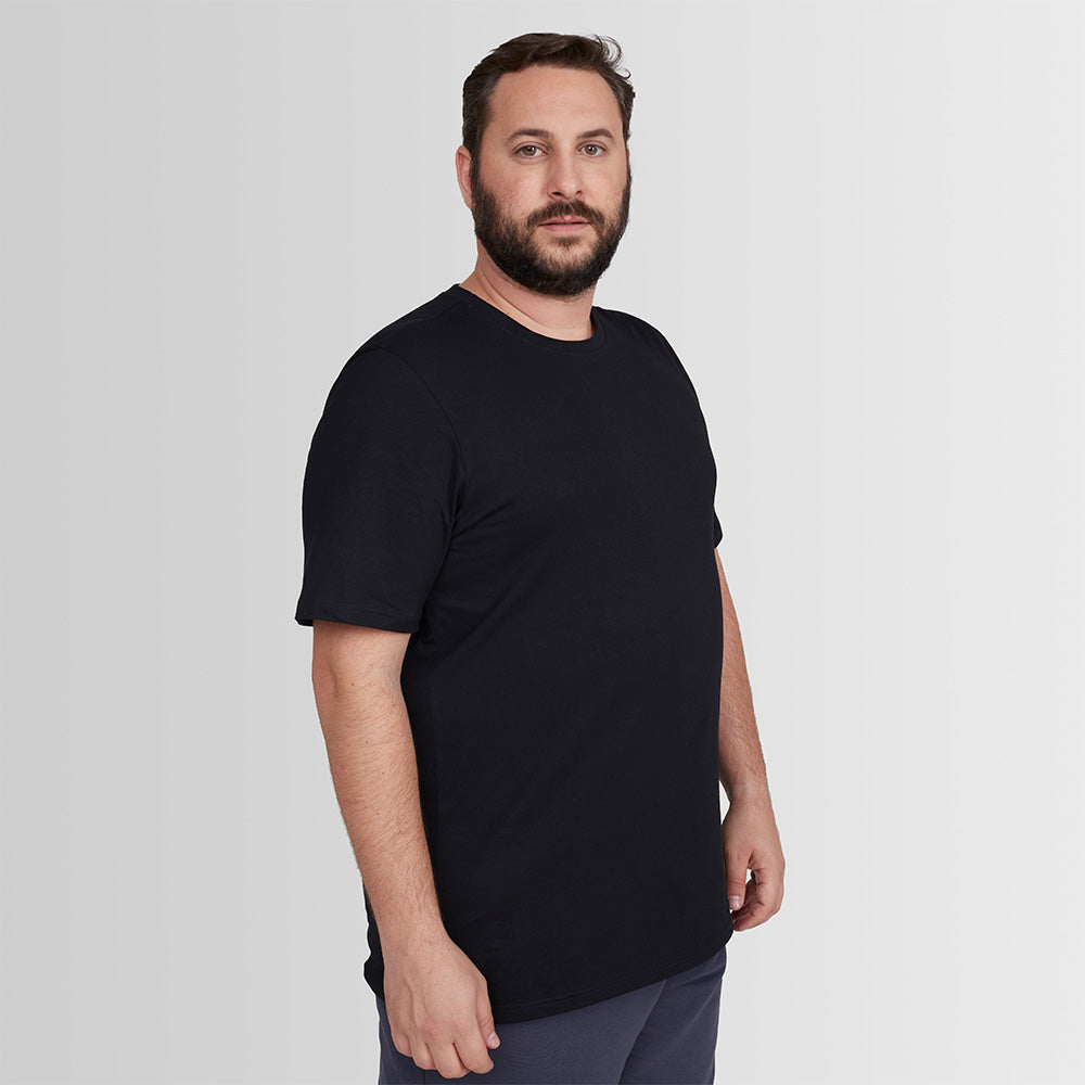 Tech T-Shirt UV Gola C Plus Size Masculina - Preto