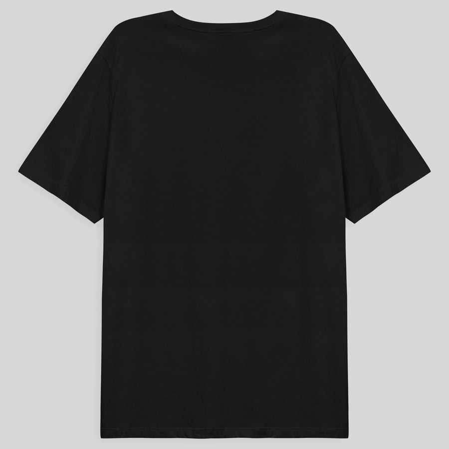 Tech T-Shirt Proteção UV Gola V Plus Size Masculina - Preto