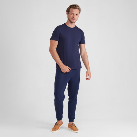 Tech T-shirt NoLiquid Gola C Masculina - Azul Marinho