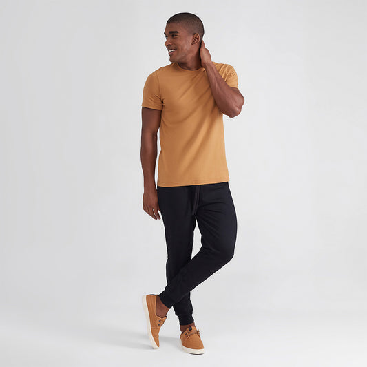 Calça Jogger Moletom Flanelado Masculina - Preto