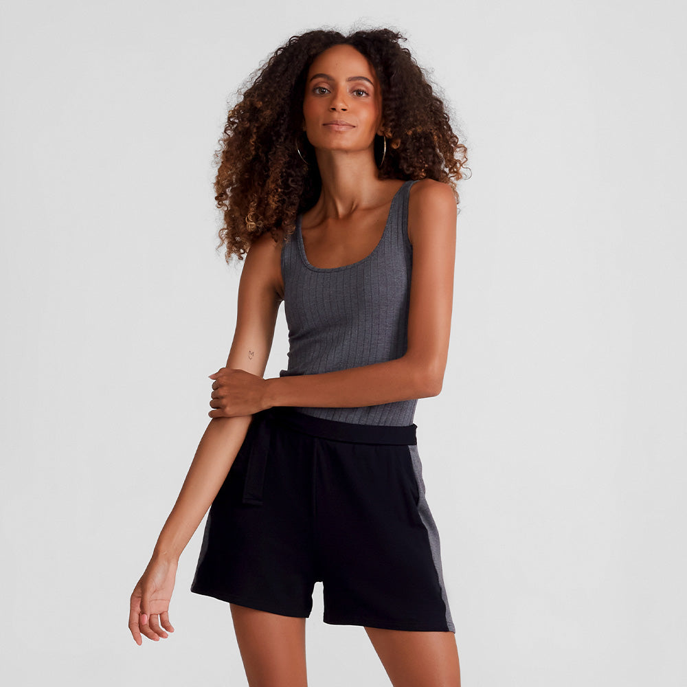 Shorts Moletinho - Preto