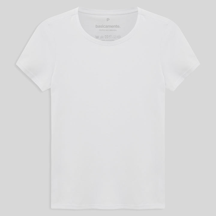 Camiseta Comfort Feminina - Branco